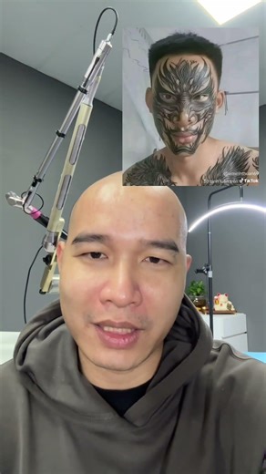 Sự nổi loạn của bột ngô và câu chuyện hình xăm trên mặt e nhé ! #sonxoaxam #kylietranclinic