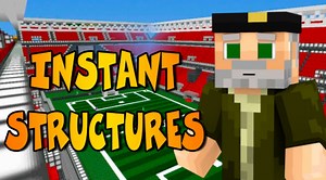 Мод Instant Massive Structures 1.16.5/1.15.2 (Быстрое строительство)