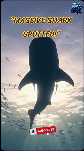 Whale Shark Swimming Through a Massive School of Fish! #shark #divng #fishing #facts #fish #wildlife