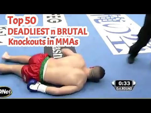 Top 50 DEADLIEST and BRUTAL knockouts in MMAs 2