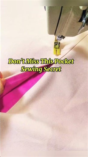 The Easiest way Make Side Seam Pockets| #sewing #pocket