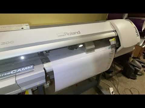 Roland Versacamm SP-300 30" wideformat printer - print demo