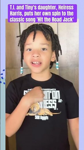 T.I. and Tiny's daughter, Heiress Harris, puts her own spin to the classic song 'Hit the Road Jack'