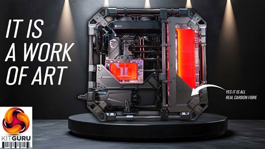 Alphacool Apex Pro Skeleton Carbon: The 1000 euro case