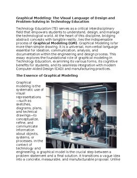 Graphical Modeling Technology Education - Reading Passage and x 10 Questions