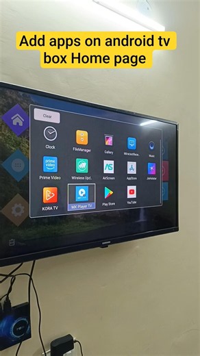 add apps on home page of T95 android tv box #shorts #android