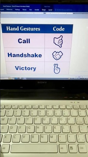 Insert Hand Gesture Symbols in MS Word | Unicode Trick!
