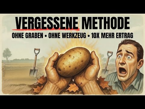 Kartoffelbauer HASSEN diesen Trick (Anbau nur mit Laub)