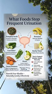 114K views · 202 reactions | Foods to Stop Frequent Urination | Natural Bladder Health Tips #healthyeating | US Health Tips and Tricks | Facebook