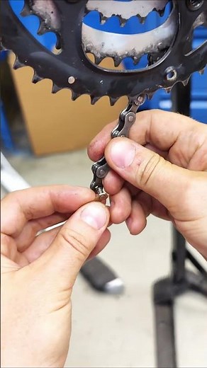 Quick installation of a new chain on your bicycle