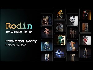 Rodin Gen-1 is now open trials at http://hyper3d.ai🔥