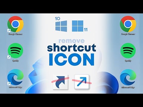 How to REMOVE Arrow from Desktop Icons in Windows 11 / 10