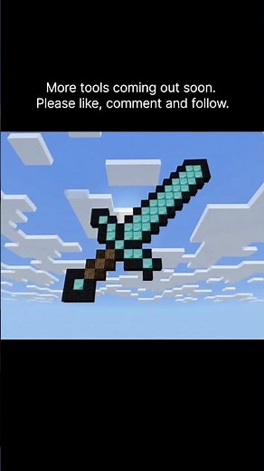 How to Build an EPIC Diamond Sword Statue in Minecraft
