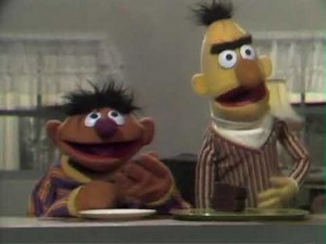Ernie eats Bert’s cake