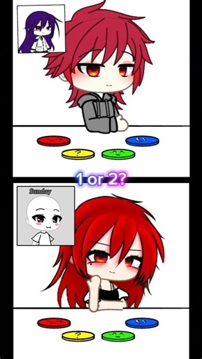 1 or 2? || ib ‪@itzmichell‬ || #gacha #gachalife #gachaclub #gachameme #gachatrend #gachaanimation