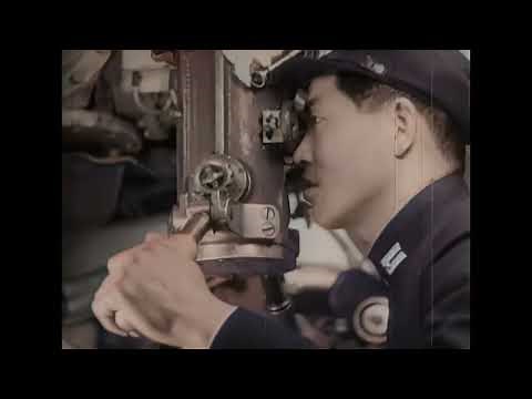 Japanese Submarine Operating on the Pacific 1940 - WWII Colorized Japanese Propaganda Film