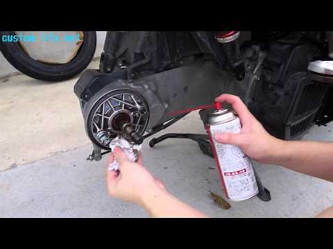 Honda PCX ブレーキシュー交換