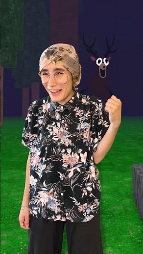 When you play 99 Nights in the Woods with your grandma on Roblox