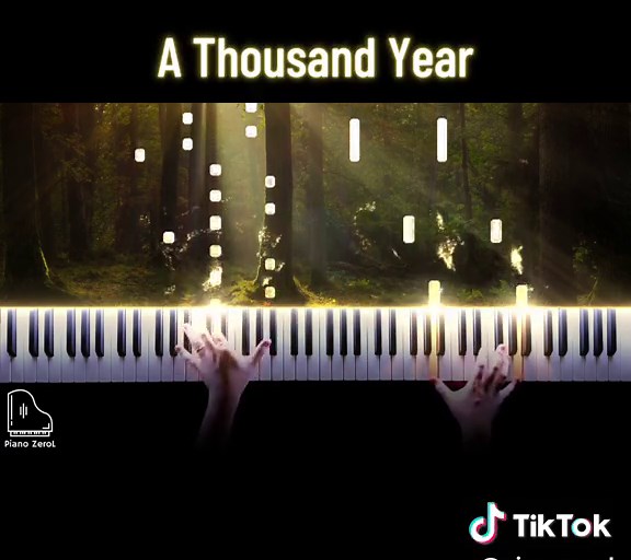A Thousand Year - Piano Cover. @christina perri #pianocover #athousandyear #athousandyearpiano #weddingpiano #weddingpianocover #christinaperri #pianozerol #pianotok #pianotutorial #pianomusic #easypianotutorial #easypiano #romanticpiano #pianolearning #pianolesson