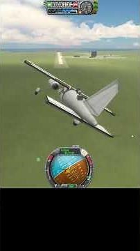How to LAND your First PLANE | KERBAL SPACE PROGRAM #tutorial #ksp #short #kerbalspaceprogram