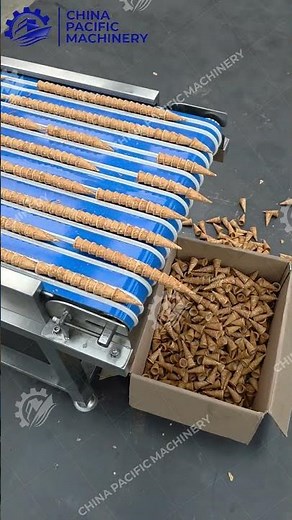 Automatic Mini Cone Production Line Price 8000PCS/H|Automatic Small Chocolate Cone Machine 3*6cm