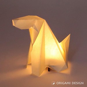 DIY Origami Lamp Dog Goldendoodle - Etsy