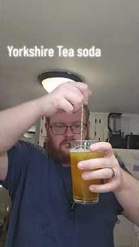I make Yorkshire tea soda #sommelier #drink #sommelier ‪@YorkshireTeaBrewTube‬