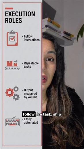 Zulia on Instagram: "Amazon is about to cut ~16,000 corporate roles. Here’s the pattern I see execution vs judgement. Execution work gets compressed first. Follow the process. Ship the task. Tick the box. Judgement work stays protected. Make decisions. Own outcomes. Catch what AI gets wrong. So what do you do? Start documenting your judgement: • When you prioritise something, write down why • When you save time or money, track the number • When you prevent a mistake, log the impact Judgement wit
