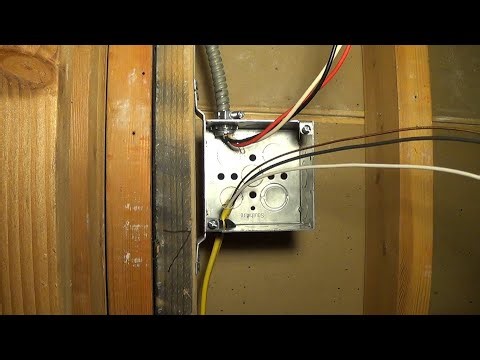 Connecting the junction box with 2 20A circuits in BX cable supplying electrical outlets