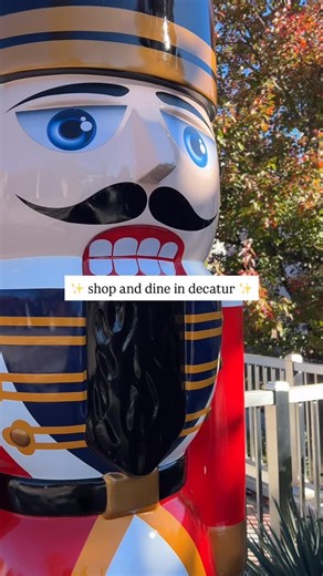 Visit Decatur GA on Instagram: "Weekend plans? Head to downtown #DecaturGA! Shops? Open.✅ Restaurants? Open. ✅ Parking? Open.✅ Shops are stocked, your favorite eats are waiting, and the city is decked out in holiday sparkle. Swing by to see the pedestrian crossing mural taking shape at Church Street & Trinity Place. All businesses remain accessible during the new downtown improvements. 🅿️ Parking: Street parking, parking decks, and parking lots remain fully open! 🚧 Roads closed to thru traffic