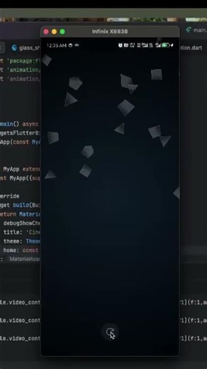 Glass Shattering Animation in Flutter Using Physics and Custom Painter