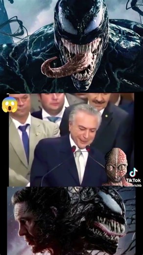 El político Brasileño se transforma en Venom en pleno acto
