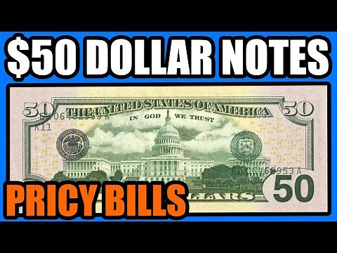 VALUABLE $50 Dollar Bills In Pocket Change Worth SIGNIFICANTLY Above Spending Value
