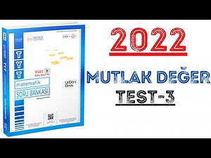 (2022)345 TYT MATEMATİK | MUTLAK DEĞER TEST-3 | #yks2022 #tyt2022 #2022tayfa #345