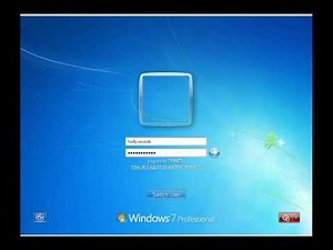 How to log into Windows 7 with Active Directory