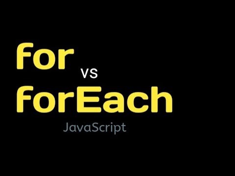 For vs for Each in JavaScript | Difference with Examples | Interview Questions
