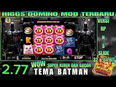 Apk Higgs Domino RP,N,S V2 77 Higgs Domino Mod Apk Terbaru 2026 TEMA BATMAN