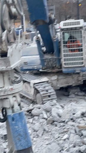 Awesome Earthmovers | Kibag demolition machine using concrete munchers on a demo site in Switzerland #kibag #demolition #excavator #construction #digger... | Instagram