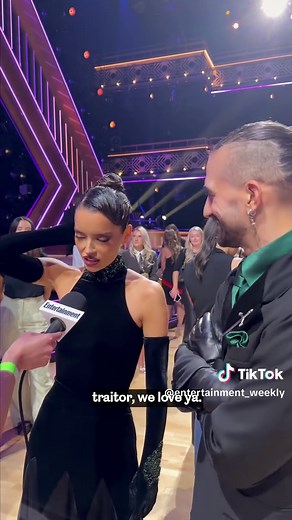 The Birkin was hangin out with daddy. ❤️ Maura Higgins revealed that her Birkin bag, a.k.a. her good luck charm, will be with her every week at #DWTS.