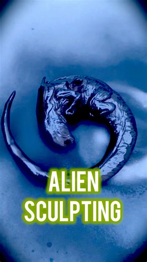 Alien Sculpting #alien #alienearth #sculpting