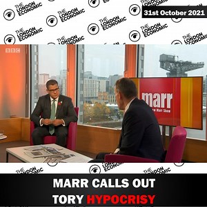 42K views · 728 reactions | #Marr - “Does allowing the Cambo oil & gas field off Shetland to go ahead now set a good example around the world?” Alok Sharma - “I’m not going to go into that particular issue” | The London Economic | Facebook