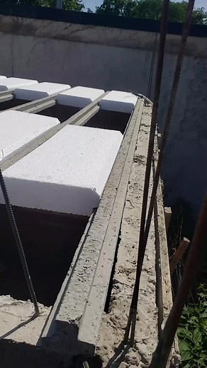 Installing White Insulation Foam Panels on Construction Sites
