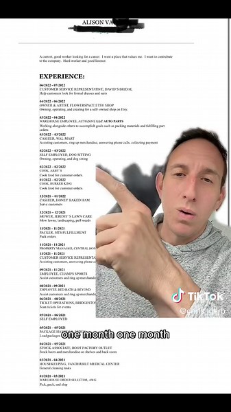 #greenscreen #resume #resumetips #resumebuilder #hr #recruiting #recruiter #jobtips #jobsearch #jobs #resumehelp #indeed #newjob #jobhunt #jobhunting #jobhopper #jobhopping #overemployed #humanresources #humanresourceshumor #businesstok #fyp #storytime #viral