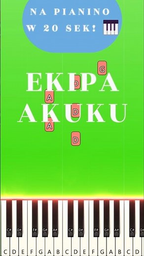 EKIPA – Akuku 🎹 | Easy Piano Tutorial for beginners