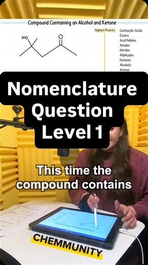 Melissa Maribel on Instagram: "This clip? Just one part of our Nomenclature series on Chemmunity.com What else is inside? ✅ 200+ step-by-step video lessons ✅ Weekly Live Tutoring sessions (with real humans!) ✅ Full chapter reviews before your exam ✅ Tons of practice questions, practice exams and finals ✅ A custom study plan made from your syllabus ✅ And AI support when it’s 12AM and you’re panicking #organicchemistry #ochem #chem #chemistrynotes #study #studystudystudy #orgo #premed #predental #
