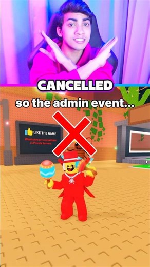 ADMIN EVENT CANCELLED IN STEAL A BRAINROT 😭