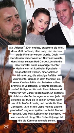 Matt LeBlanc – die Rolle eines Vaters.