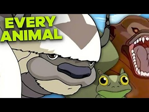 Appa & Momo + Every Animal From Avatar! w/ Aang | Avatar: The Last Airbender