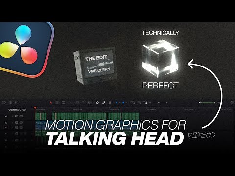 Motion Graphics for Talking head videos in DaVinci Resolve