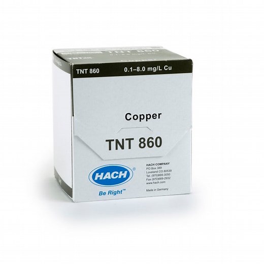 Copper TNTplus Vial Test (0.1-8.0 mg/L Cu), 25 Tests